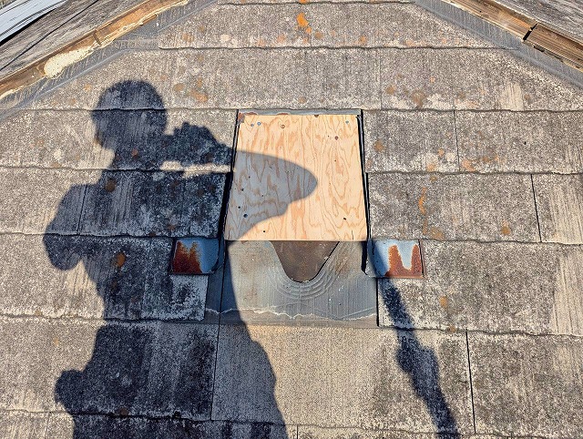 下地調整　カバー工法